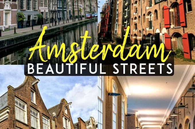 See the prettiest streets in Amsterdam in this guide to Amsterdam's most beautiful streets. Add these instagrammable locations to your Amsterdam travel guide! #travel #amsterdam #netherlands #holland