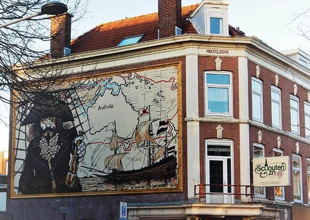 Photo showing one of the cool shops in the Zeeheldenkwartier of the Hague, one of the coolest neighborhoods of the Hague! #denhaag #hague #holland #winklen