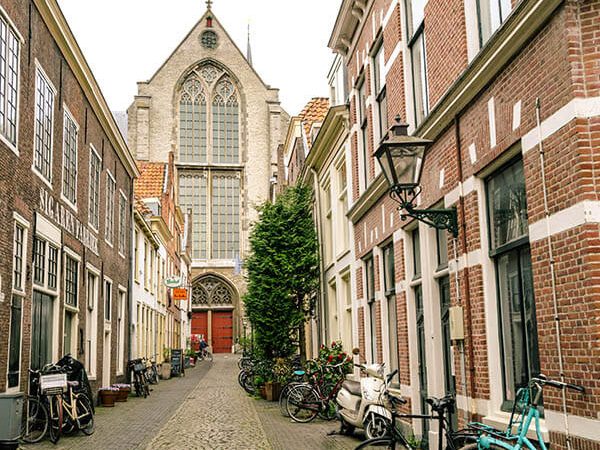 Beautiful exterior of the Pieterskerk in Leiden. This church was where the Pilgrims attended mass before emigrating to America. #travel #history #religion #leiden #holland #Netherlands #nederland