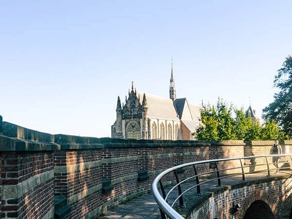 View from the second level of Leiden's castle, de Burcht. #leiden #holland #netherlands #nederland