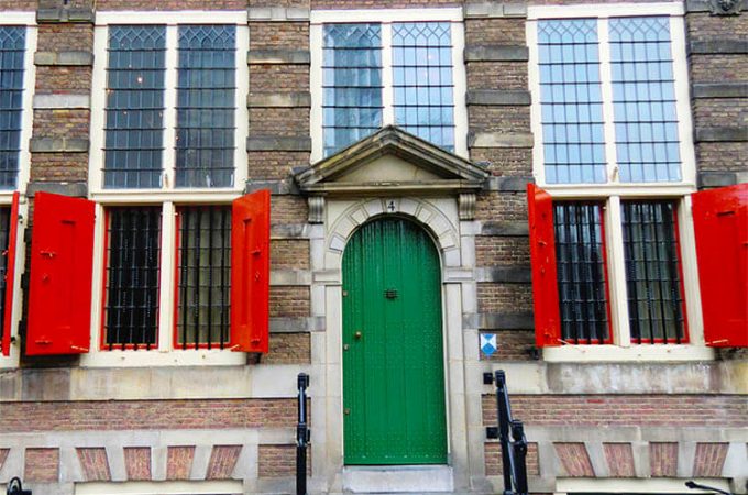 Photo of the Rembrandt House in Amsterdam, one of the best places to learn about Rembrandt's life! #art #amsterdam #rembrandt